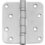 INTERSTEEL KOGELLAGERSCHARNIER AFGEROND 3.5"" rvs CE (EN1935: 2002, 14301209)