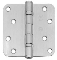 INTERSTEEL KOGELLAGERSCHARNIER AFGEROND 3.5"" rvs CE (EN1935: 2002, 14301209)