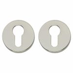 Intersteel cilinderrozetten verdekt ø50x8mm nikkel