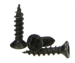 20 stuks schroeven 3x16 mm zwart