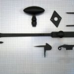 Staldeursluiting ijzer zwart compleet