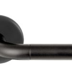 Deurklink NOUR EV101/64 op Rozet mat zwart