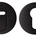 NOUR SKG3 Veiligheid-rozet + kerntrekbeveiliging mat zwart