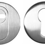 NOUR SKG3 Veiligheid-rozet + kerntrekbeveiliging rvs gepolijst