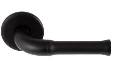 Enkele Deurklink NOUR EV100/64 op Rozet mat zwart