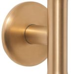 Knop vast op rozet NOUR EV102V/64 PVD mat Goud