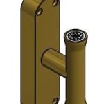 Kruk-Espagnolet NOUR KO-EV102 Links PVD mat Goud