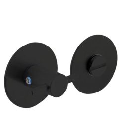 Intersteel wc-sluiting 8 mm Renovatie Zelfklevend Rond Plat 55x2 mm rvs zwart