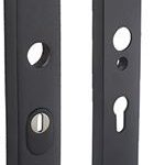 Intersteel SKG3 Veiligheidsbeslag PC55 Met kerntrekbeveiliging rvs/mat zwart