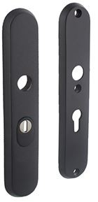 Intersteel SKG3 Veiligheidsbeslag PC55 Met kerntrekbeveiliging rvs/mat zwart