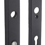 Intersteel SKG3 Veiligheidsbeslag PC92 Met kerntrekbeveiliging rvs/mat zwart