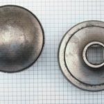 Voordeurknop (messing) Oud Zilver