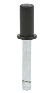 Meubelwiel zwart Zacht 50 mm Stift 8 mm - Afbeelding 2