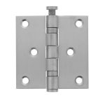 Kogellagerscharnier Recht 76x76x2,5 rvs