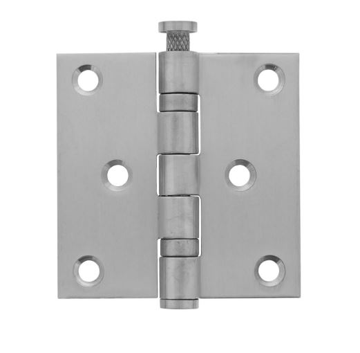 Kogellagerscharnier Recht 76x76x2,5 rvs