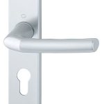 Hoppe Deurklink op Schild PC55 Aluminium F1