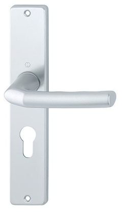 Hoppe Deurklink op Schild PC55 Aluminium F1