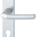 Hoppe Deurklink op Schild PC72 Aluminium F1