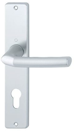 Hoppe Deurklink op Schild PC72 Aluminium F1