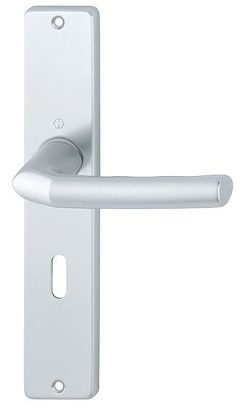 Hoppe Deurklink op Schild SL56 Aluminium F1