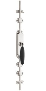 Kruk-Espagnolet TIMELESS KO-1931 Links glans nikkel/Ebbenhout