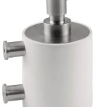 Zeepdispenser PIET BOON PB503 mat rvs/Wit Corian