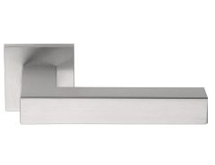 Deurklink SQUARE LSQIII-G op rozet mat rvs