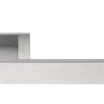 Deurklink SQUARE LSQIV-G op rozet mat rvs