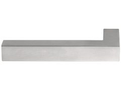 Enkele deurklink links SQUARE LSQI-ZR mat rvs