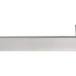 Enkele deurklink links SQUARE LSQII-ZR mat rvs