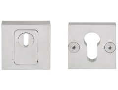SQUARE LSQVEIL-C-KT SKG3 Veiligheid-rozet vierkant + kerntrekbeveiliging mat rvs