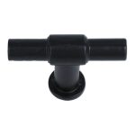 T-Greep IJzer zwart 55 mm