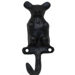 Kapstokhaakje Beertje IJzer zwart