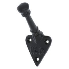 Kapstokhaakje WC IJzer zwart