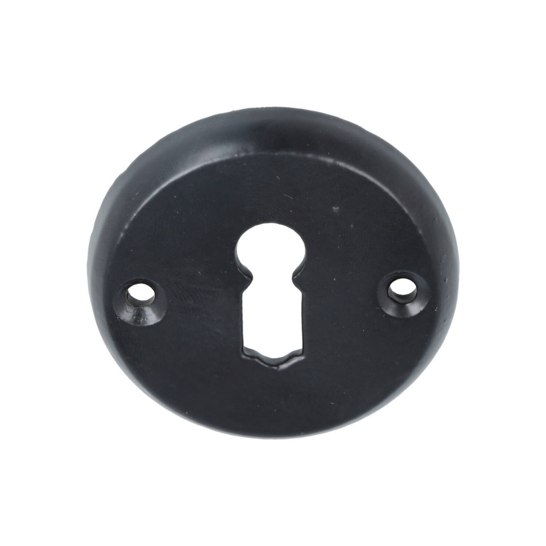 Sleutelplaatje Rond IJzer zwart