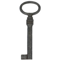 Sleutel gietijzer met korte baard 70 mm