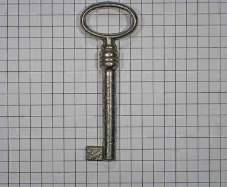 Sleutel gietijzer met korte baard 70 mm - Afbeelding 2