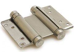 Bommer scharnier Dubbelwerkend 125 mm rvs gepolijst