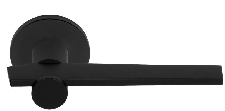 Deurklink TENSE BB100-G Op Rozet mat zwart