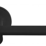 Deurklink TENSE BB102-G Op Rozet mat zwart