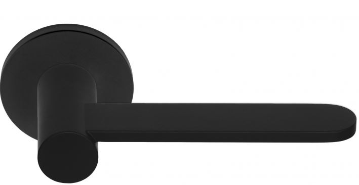 Deurklink TENSE BB102-G Op Rozet mat zwart