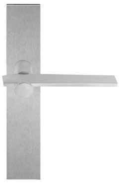 Deurklink op blind schild TENSE BB100P236SFC mat rvs