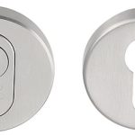 BASIC SKG3 Veiligheid-rozet + kerntrekbeveiliging mat rvs