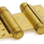 Bommer scharnier Dubbelwerkend 100 mm Vermessingd