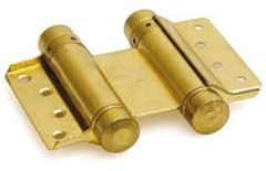 Bommer scharnier Dubbelwerkend 100 mm Vermessingd