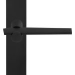 Deurklink op schild Toiletsluiting TENSE BB100P236WC mat zwart