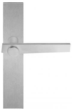 Deurklink op blind schild TENSE BB101P236SFC mat rvs