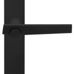 Deurklink op schild Toiletsluiting TENSE BB101P236WC mat zwart
