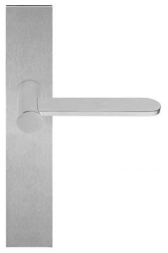 Deurklink op schild Toiletsluiting TENSE BB102P236WC mat rvs