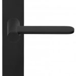Deurklink op schild Toiletsluiting TENSE BB102P236WC mat zwart